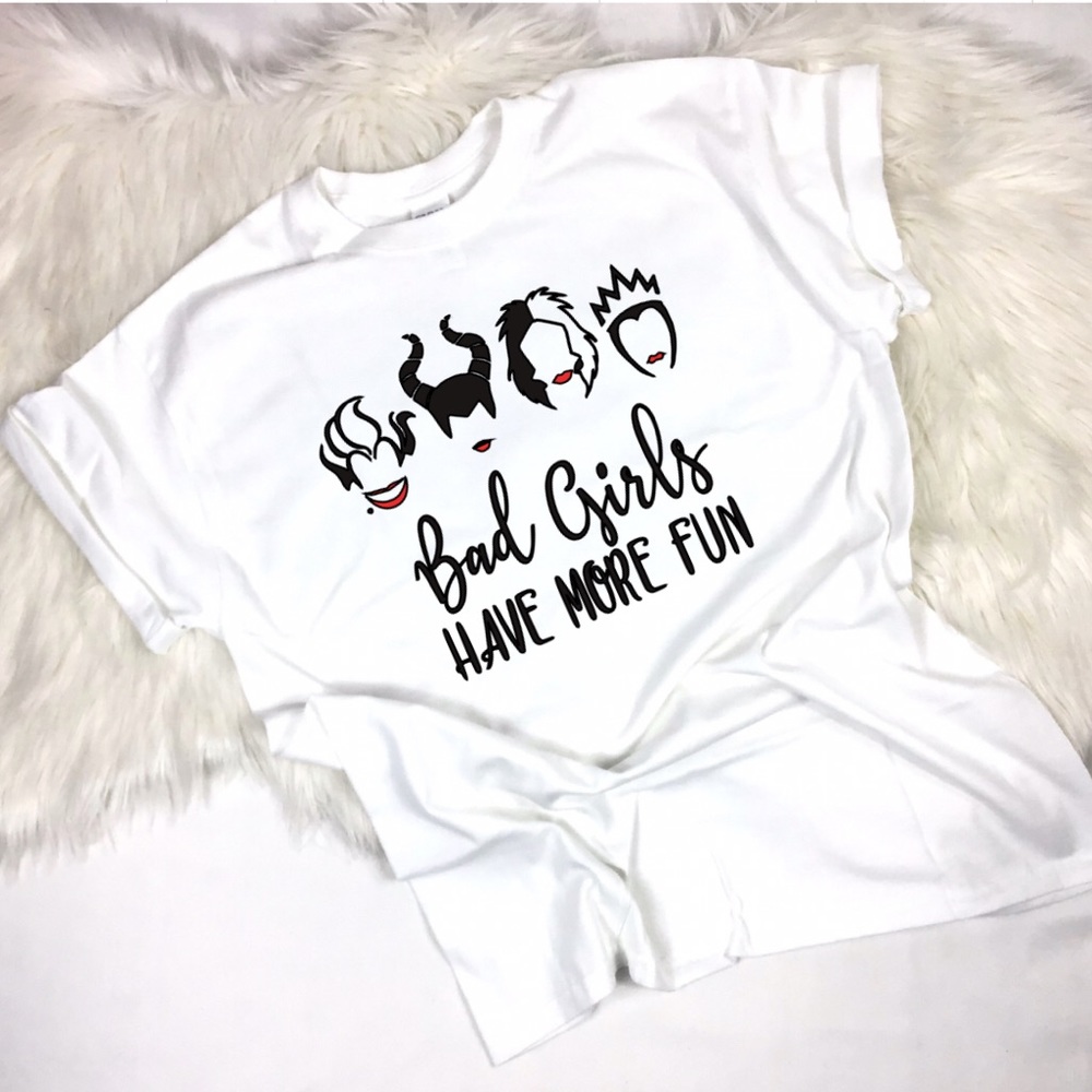 Halloween Evil villians bad girls club tee